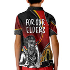 naidoc-week-2023-polo-shirt-kid-aboriginal-art-for-our-elders