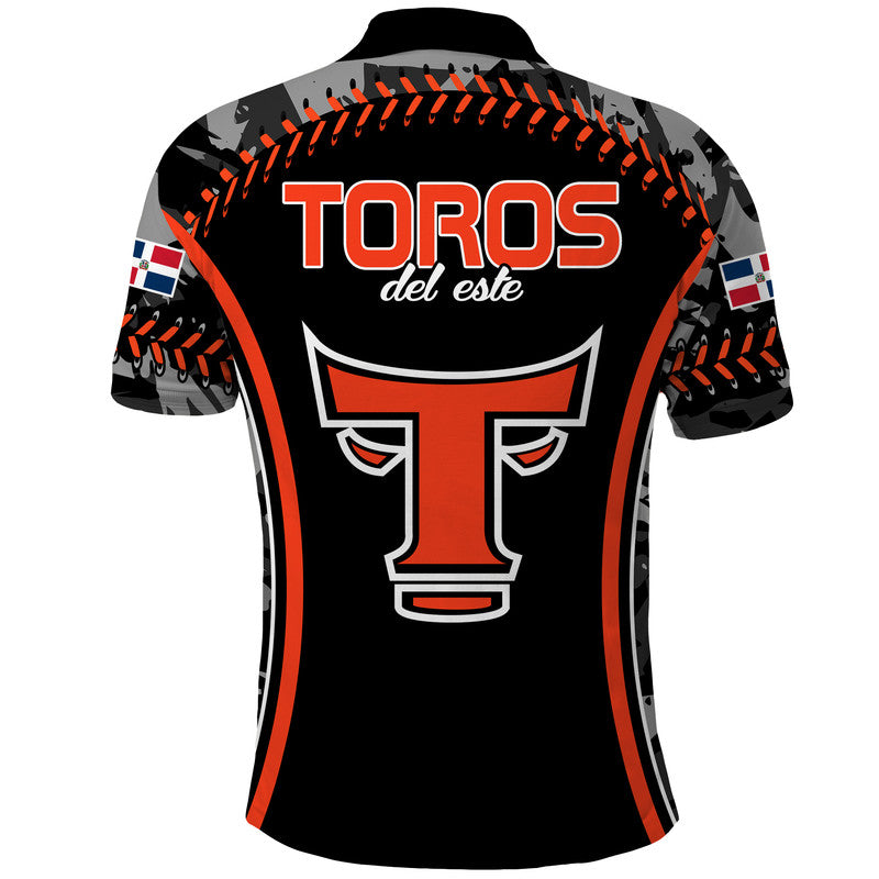 dominican-toros-de-este-baseball-stitches-polo-shirt-black