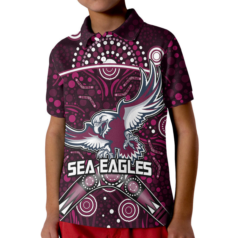 custom-personalised-sea-eagles-rugby-polo-shirt-boomerang-indigenous-dots