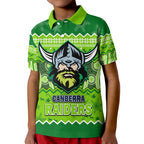 custom-personalised-canberra-the-green-machine-raiders-aboriginal-christmas-vibe-polo-shirt