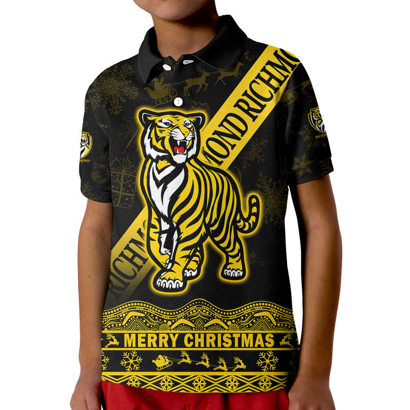 richmond-tigers-unique-winter-season-polo-shirt-tigers-merry-christmas