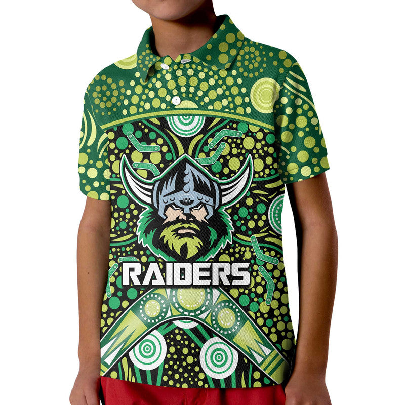 custom-personalised-raiders-rugby-polo-shirt-boomerang-indigenous-dots