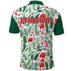 rabbitohs-poppy-flowers-field-polo-shirt