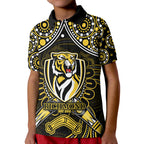 richmond-tigers-football-polo-shirt-boomerang-indigenous-dots