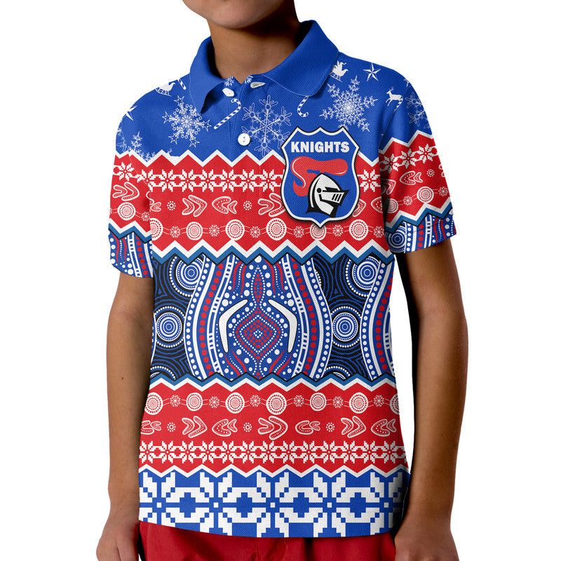 custom-personalised-knights-aboriginal-rugby-novocastrians-christmas-vibe-polo-shirt