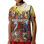custom-personalised-australia-kookaburra-dreaming-aboriginal-arty-style-polo-shirt