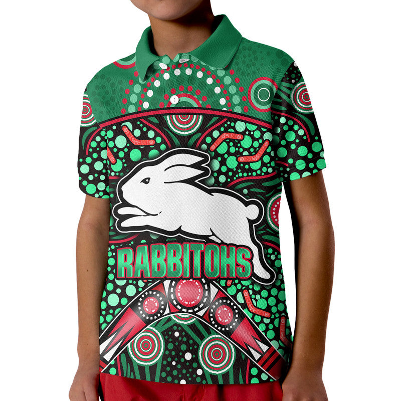 south-sydney-indigenous-rabbitohs-dot-art-style-polo-shirt