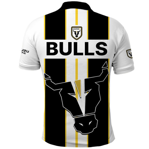 macarthur-soccer-polo-shirt-bulls-mascot