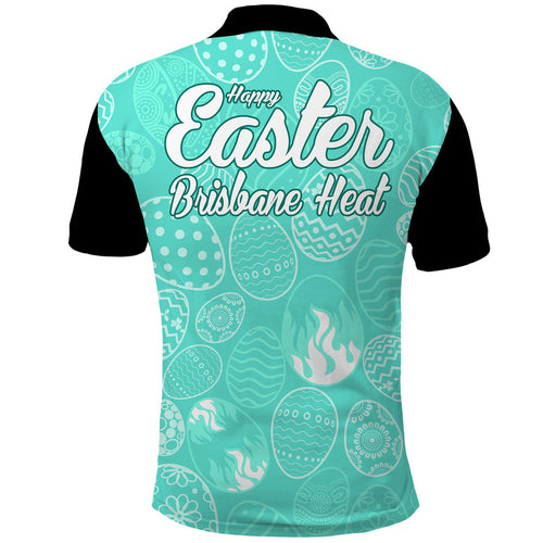 brisbane-heat-cricket-happy-easter-day-polo-shirt-simple-style