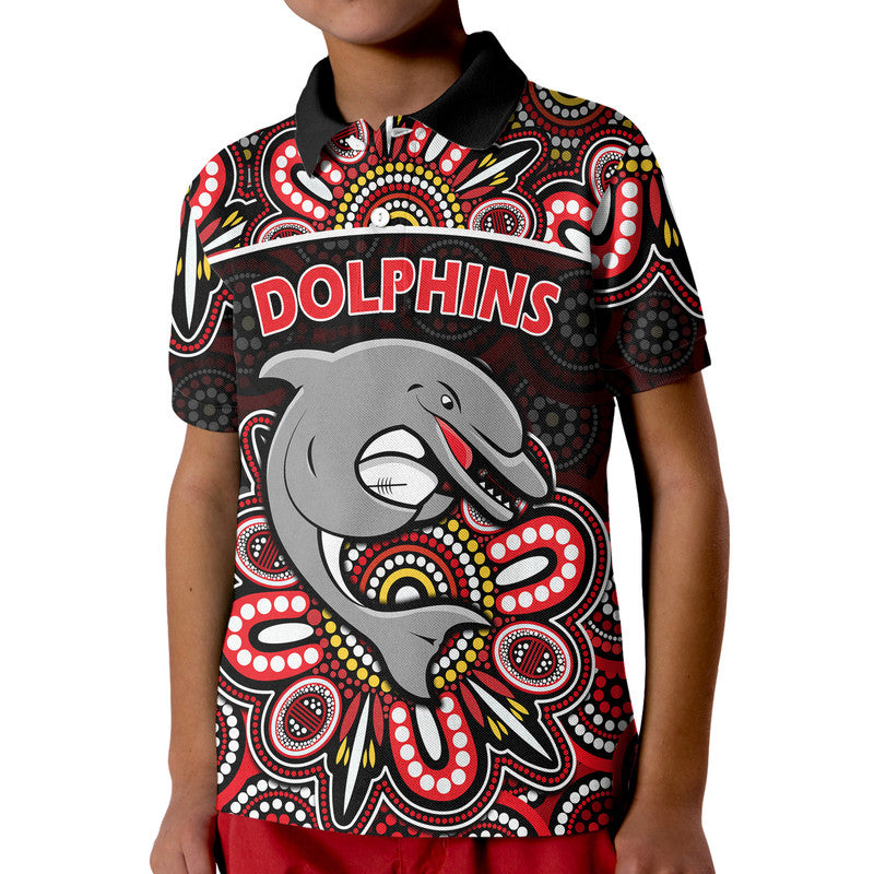 dolphins-rugby-polo-shirt-aboriginal-dot-painting