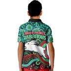 rabbitohs-rugby-kid-polo-shirt-aboriginal-dots-verion