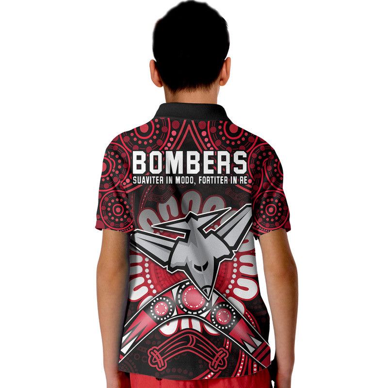 bombers-football-polo-shirt-boomerang-indigenous-dots