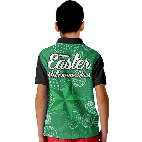 melbourne-stars-cricket-happy-easter-day-kid-polo-shirt-simple-style