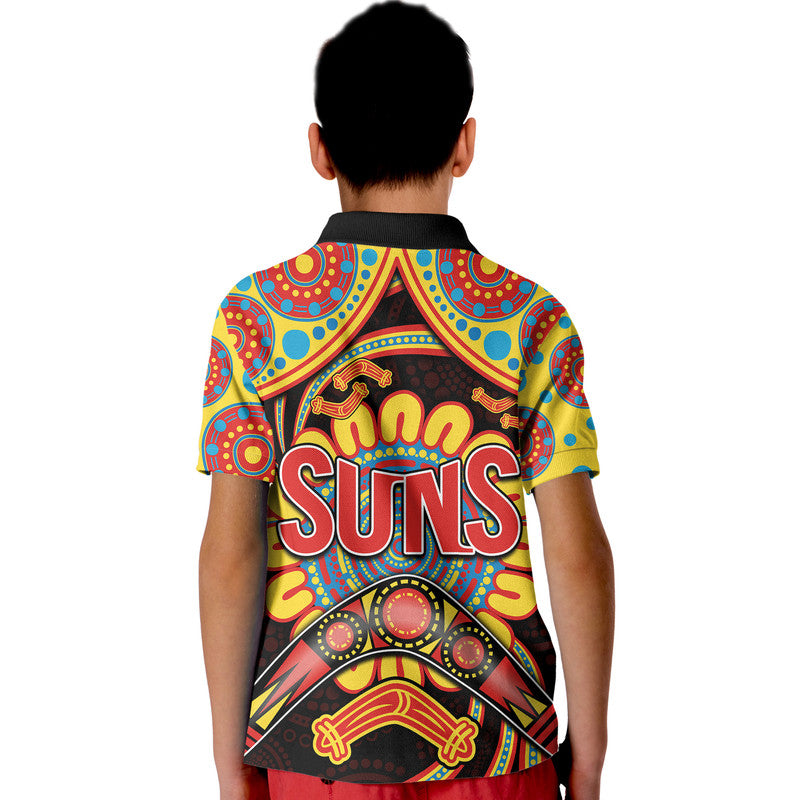 suns-football-polo-shirt-boomerang-indigenous-dots