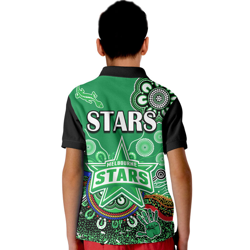 melbourne-stars-polo-shirt-cricket-indigenous-aboriginal-lizard-version