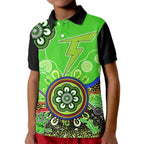 custom-personalised-sydney-thunder-kid-polo-shirt-cricket-indigenous-aboriginal-lizard-version