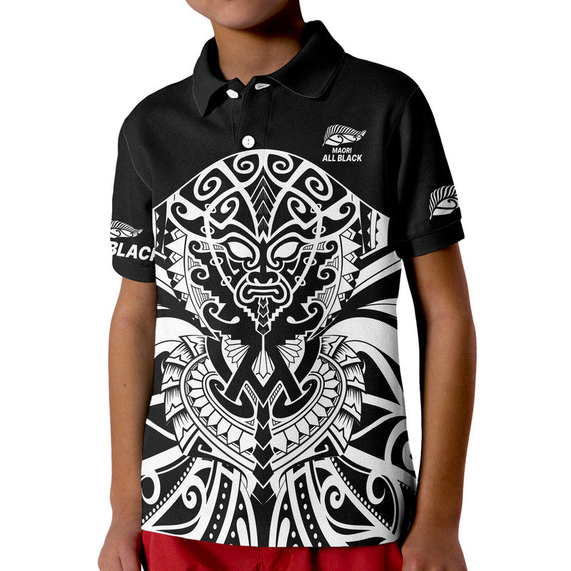 custom-text-and-number-aotearoa-silver-fern-rugby-sevens-polo-shirt-maori-tribal-all-black