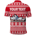 custom-personalised-australian-sydney-opera-house-christmas-vibe-with-aboriginal-dot-painting-style-polo-shirt