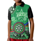 custom-personalised-melbourne-stars-kid-polo-shirt-cricket-indigenous-aboriginal-lizard-version