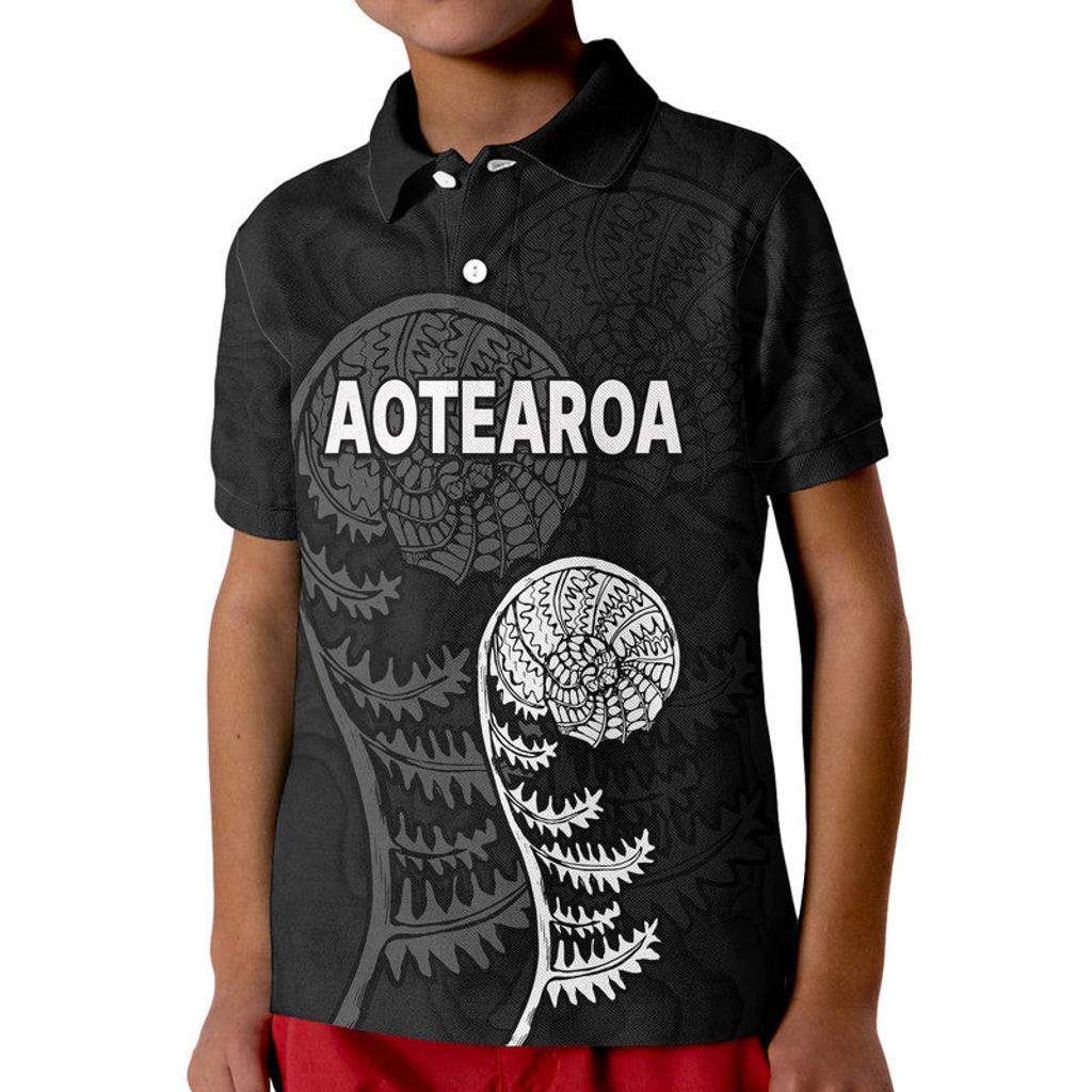 aotearoa-silver-fern-kid-polo-shirt