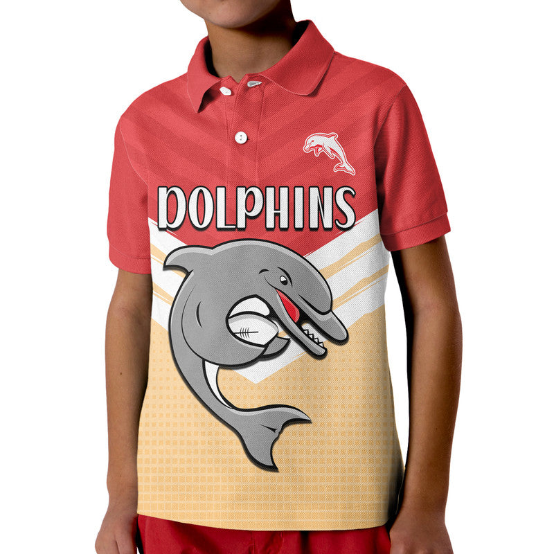 custom-text-and-number-redcliffe-dolphins-rugby-polo-shirt-simple-style
