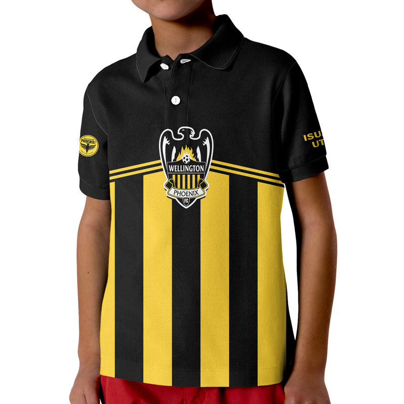 custom-personalised-wellington-phoenix-soccer-kid-polo-shirt
