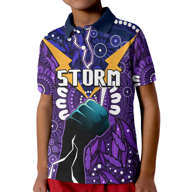 custom-personalised-storm-rugby-kid-polo-shirt-indigenous-with-thunder-go-storm