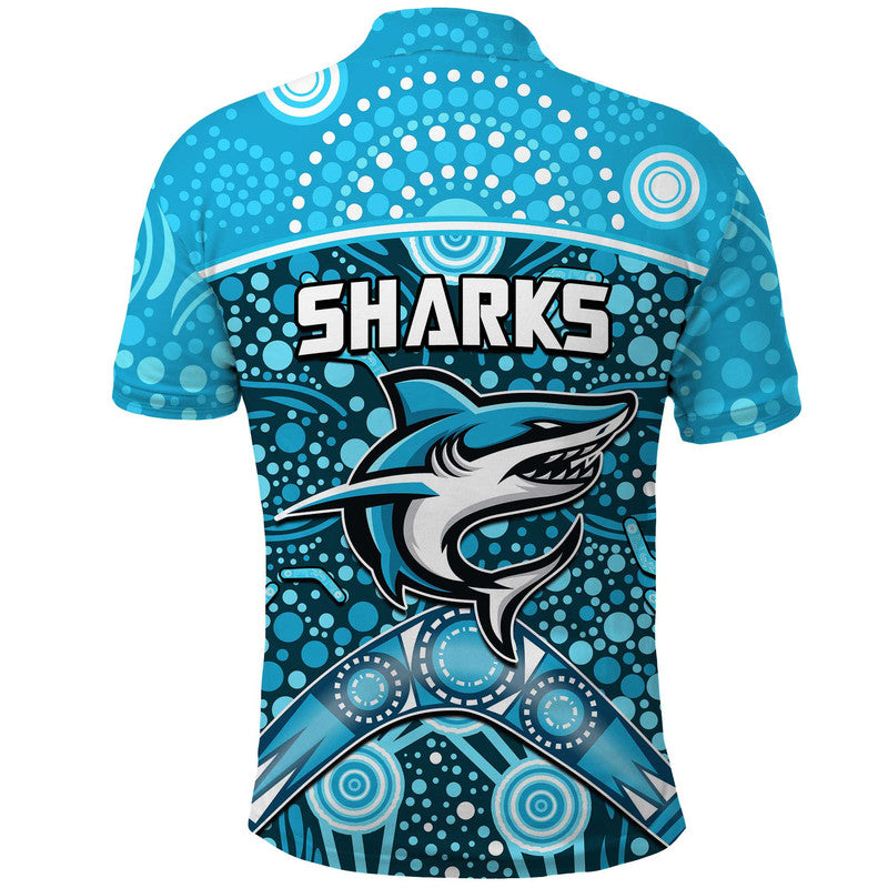 sharks-rugby-polo-shirt-boomerang-indigenous-dots