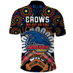 adelaide-crows-football-polo-shirt-boomerang-indigenous-dots