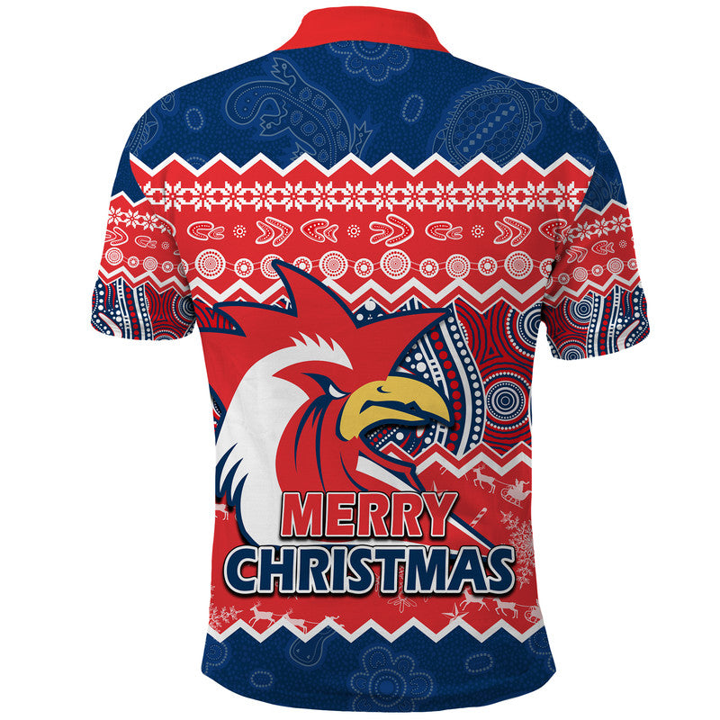 sydney-aboriginal-roosters-christmas-vibe-polo-shirt