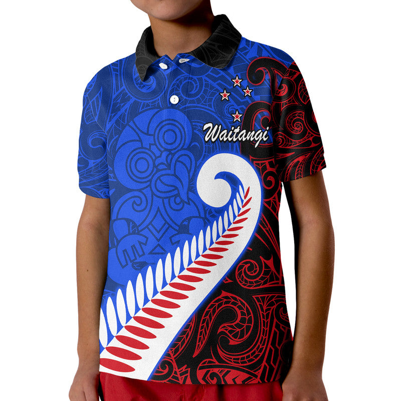 custom-personalised-waitangi-day-polo-shirt-aotearoa-hei-tiki-silver-fern