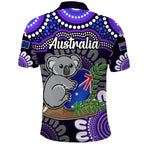 australia-koala-aboriginal-polo-shirt-koala-hugging-rugby-ball-purple