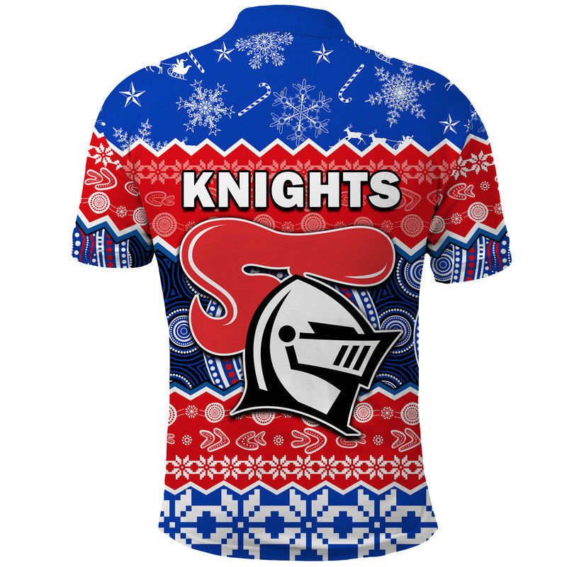 knights-aboriginal-rugby-novocastrians-christmas-vibe-polo-shirt