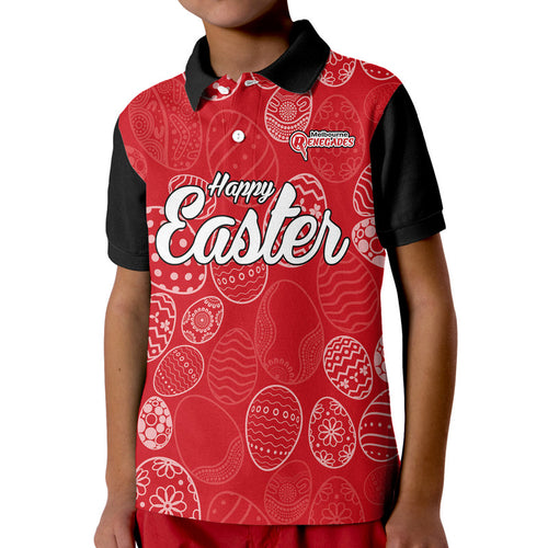 custom-personalised-melbourne-renegades-cricket-happy-easter-day-polo-shirt-simple-style