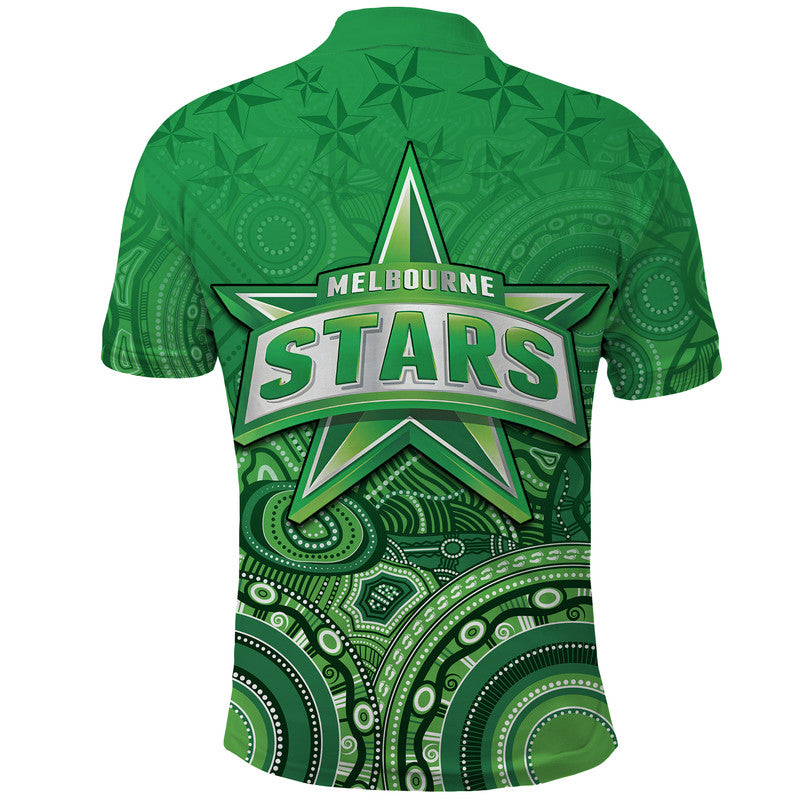 melbourne-team-green-indigenous-aboriginal-stars-arts-polo-shirt