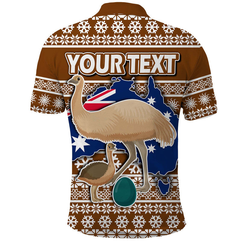 custom-personalised-australian-emu-christmas-vibe-with-aboriginal-dot-painting-style-polo-shirt