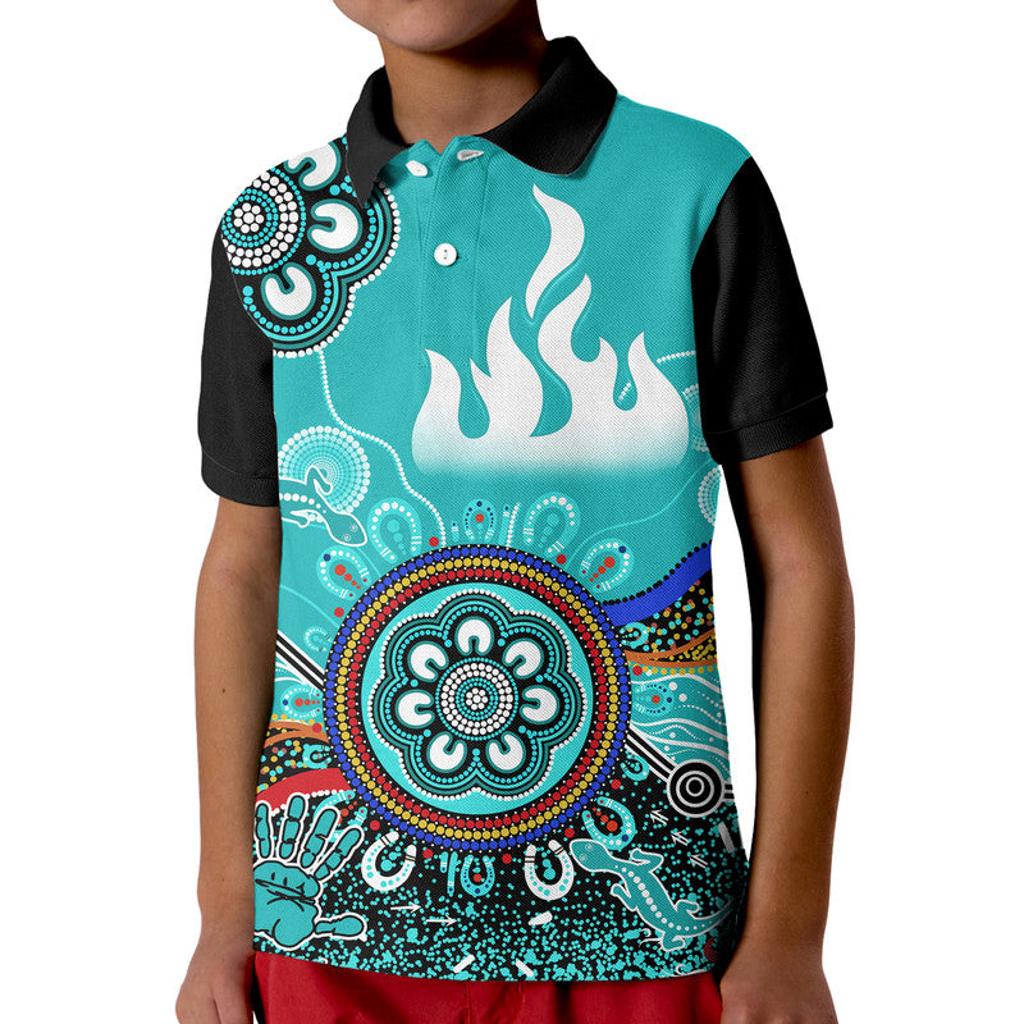 custom-personalised-brisbane-heat-kid-polo-shirt-cricket-indigenous-aboriginal-lizard-version
