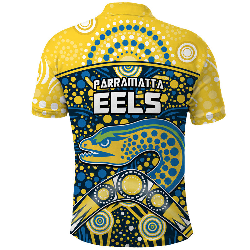 parramatta-eels-rugby-polo-shirt-boomerang-indigenous-dots