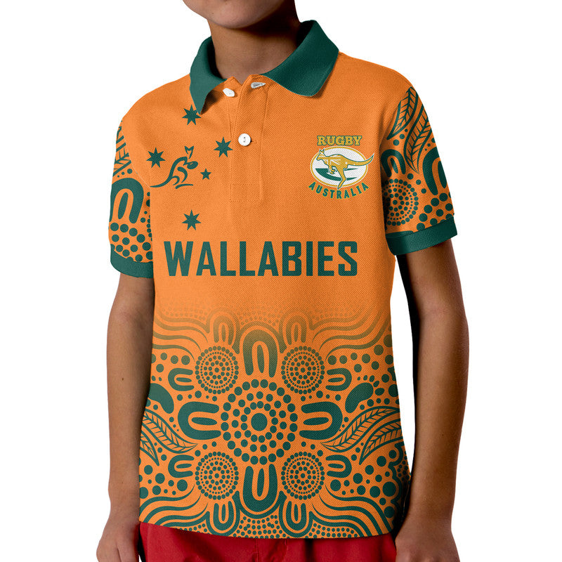 australia-rugby-wallabies-kangraroos-kid-polo-shirt