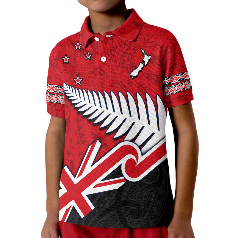 custom-personalised-waitangi-polo-shirt-aotearoa-tino-rangatiratanga-flag-with-silver-fern