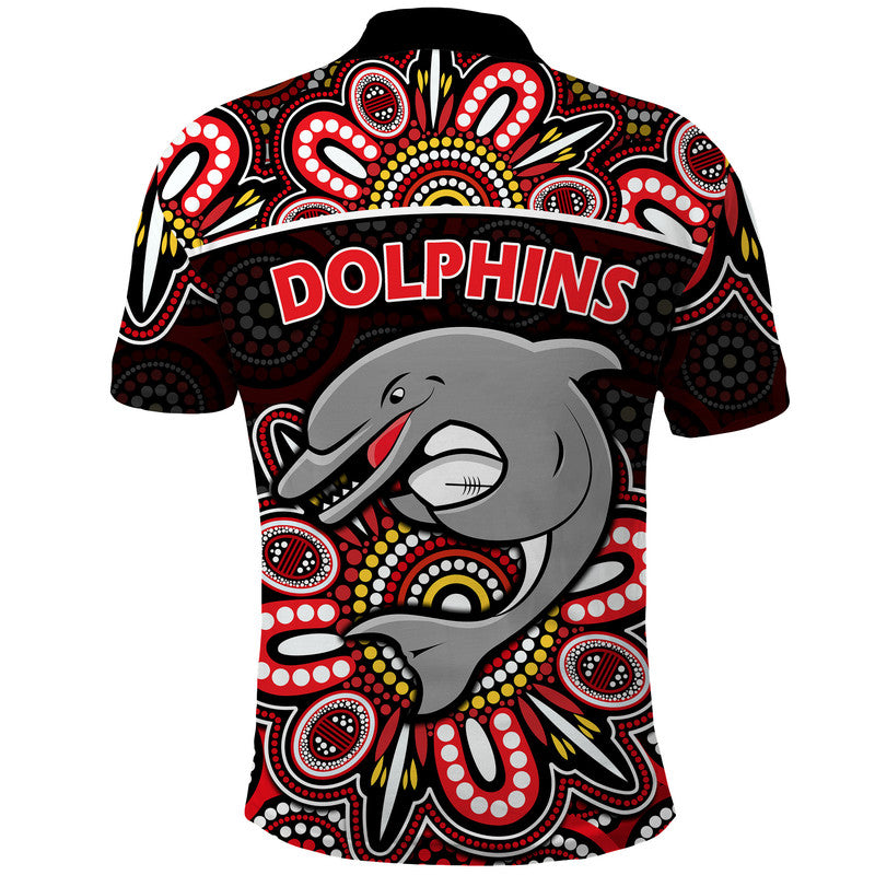 dolphins-rugby-polo-shirt-aboriginal-dot-painting