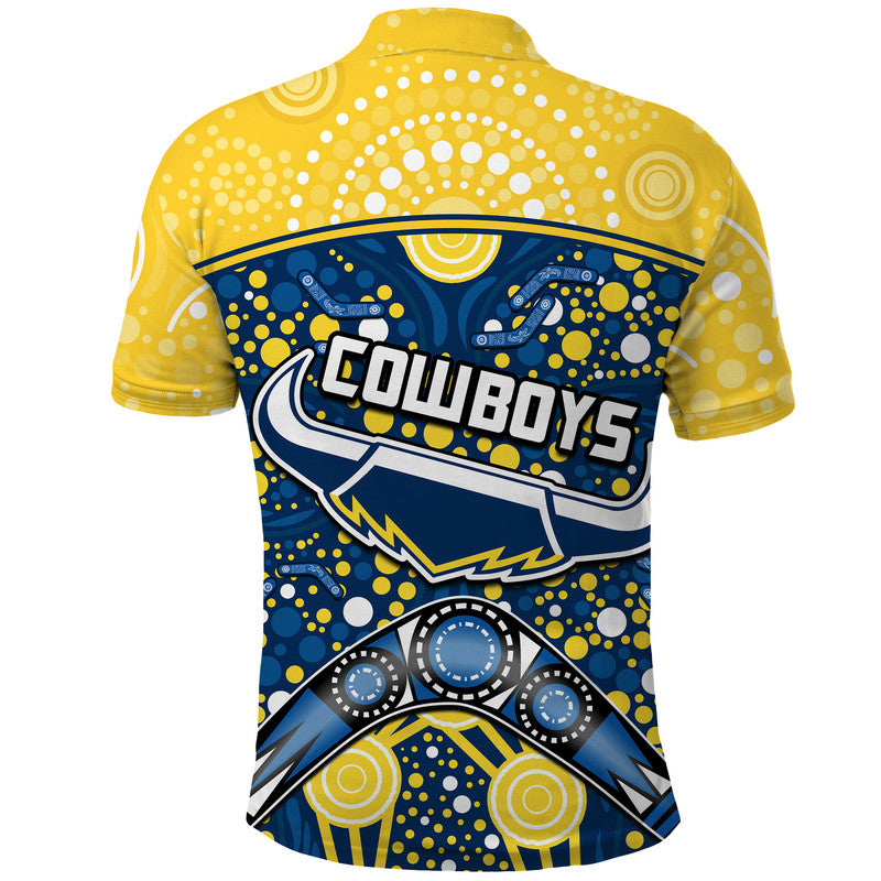 cowboys-rugby-polo-shirt-boomerang-indigenous-dots