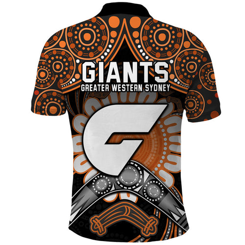 giants-football-polo-shirt-boomerang-indigenous-dots