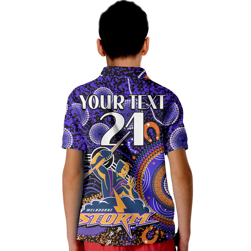 custom-personalised-storm-rugby-kid-polo-shirt-aboriginal-dots