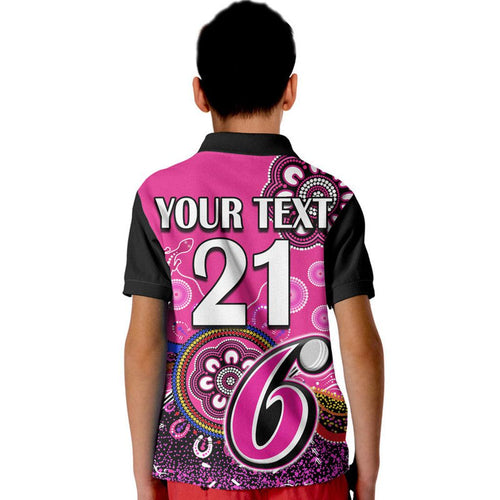 custom-personalised-sydney-sixers-kid-polo-shirt-cricket-indigenous-aboriginal-lizard-version