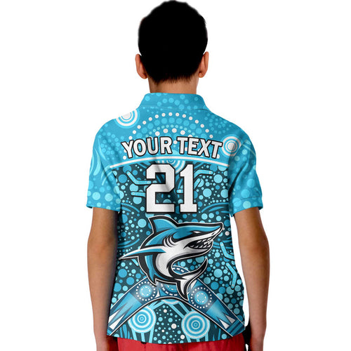 custom-personalised-sharks-rugby-polo-shirt-boomerang-indigenous-dots