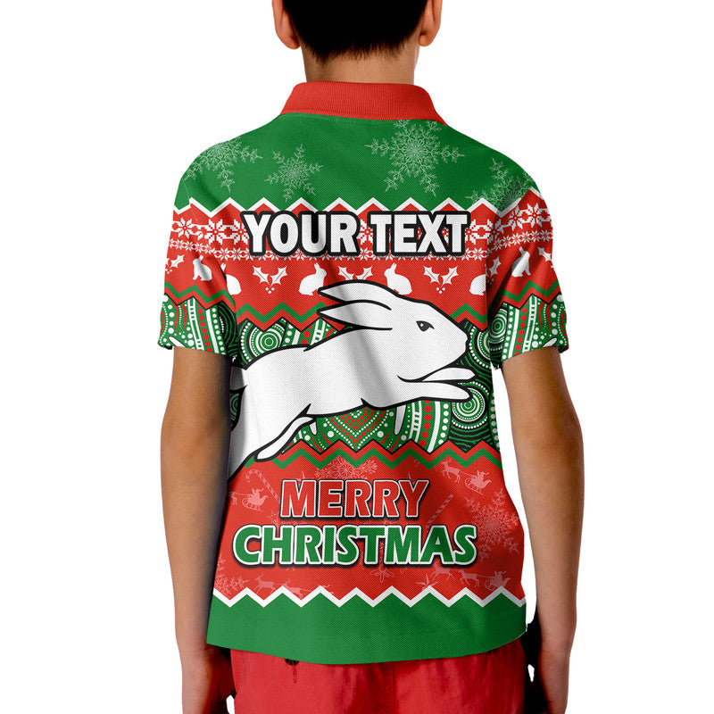 custom-personalised-south-sydney-rabbitohs-aboriginal-christmas-vibe-polo-shirt
