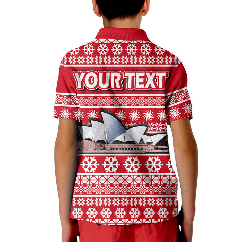 custom-personalised-australian-sydney-opera-house-christmas-vibe-with-aboriginal-dot-painting-style-polo-shirt