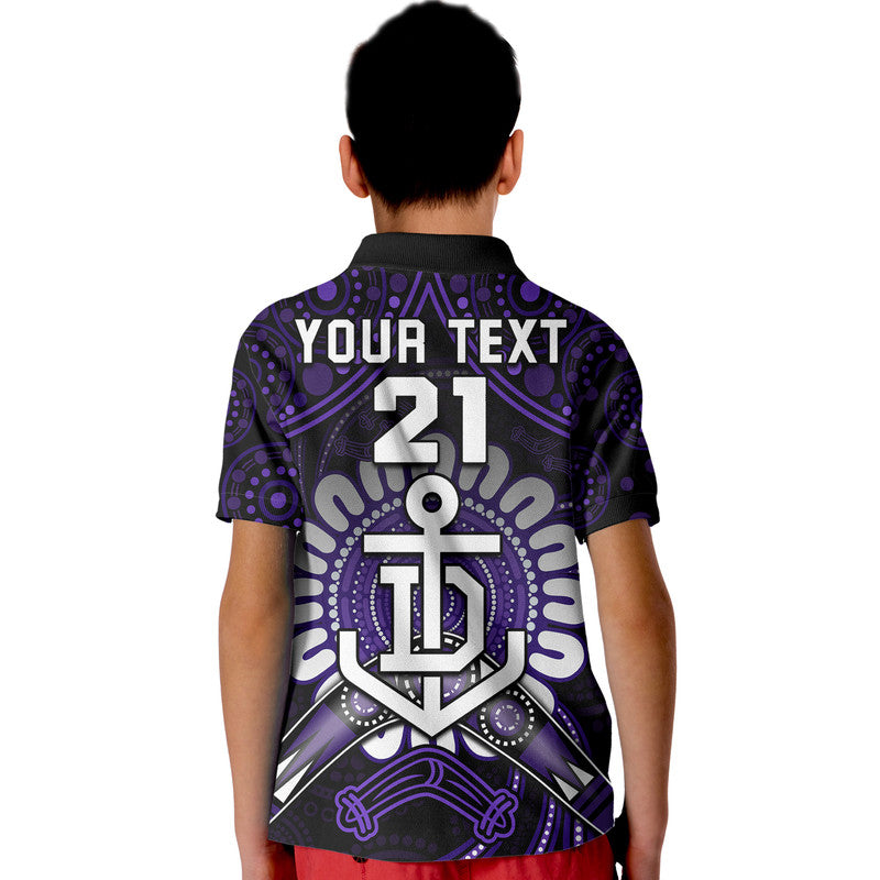 custom-personalised-dockers-football-polo-shirt-boomerang-indigenous-dots