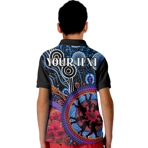 custom-personalised-australia-anzac-day-polo-shirt-aboriginal-military-and-poppy-flowers-style